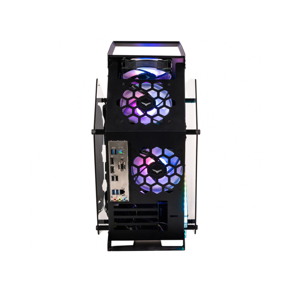 Gabinete gamer especial con cristal templado