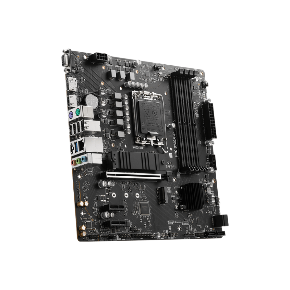 Tarjeta Madre MSI Pro B760M-P, Socket 1700, Gen 12/13/14, 4xDDR5, HDMI/DP, Micro ATX