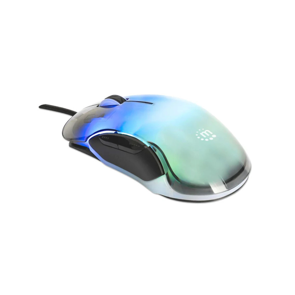 Mouse Óptico Gaming Manhattan 7 Botones USB Cableado