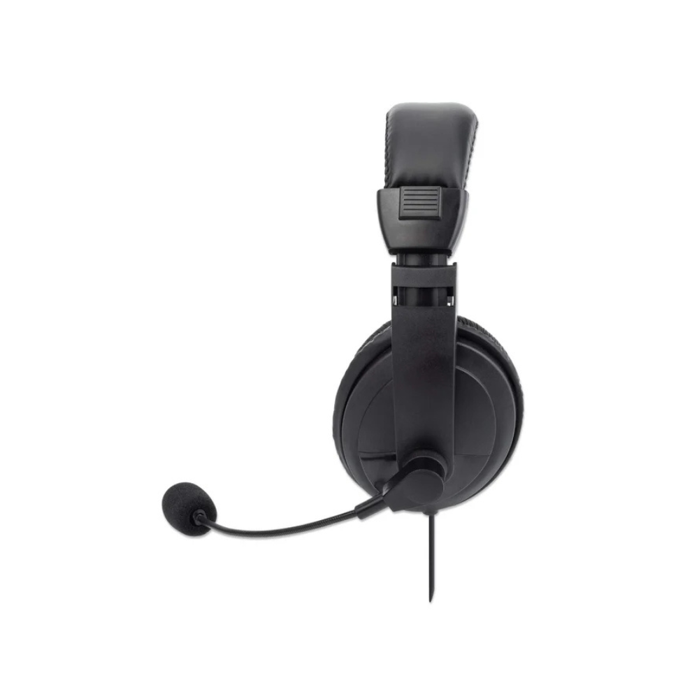 Audifono C/Microfono Manhattan Usb Mediano