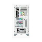 Gabinete Corsair ICUE 4000X RGB Blanco Cristal Templado ATX Semitorre 3 Ventiladores RGB