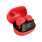 Audífonos Inalámbricos Perfect Choice TWS Mini Tiny Beats Indicador de Carga Rojo