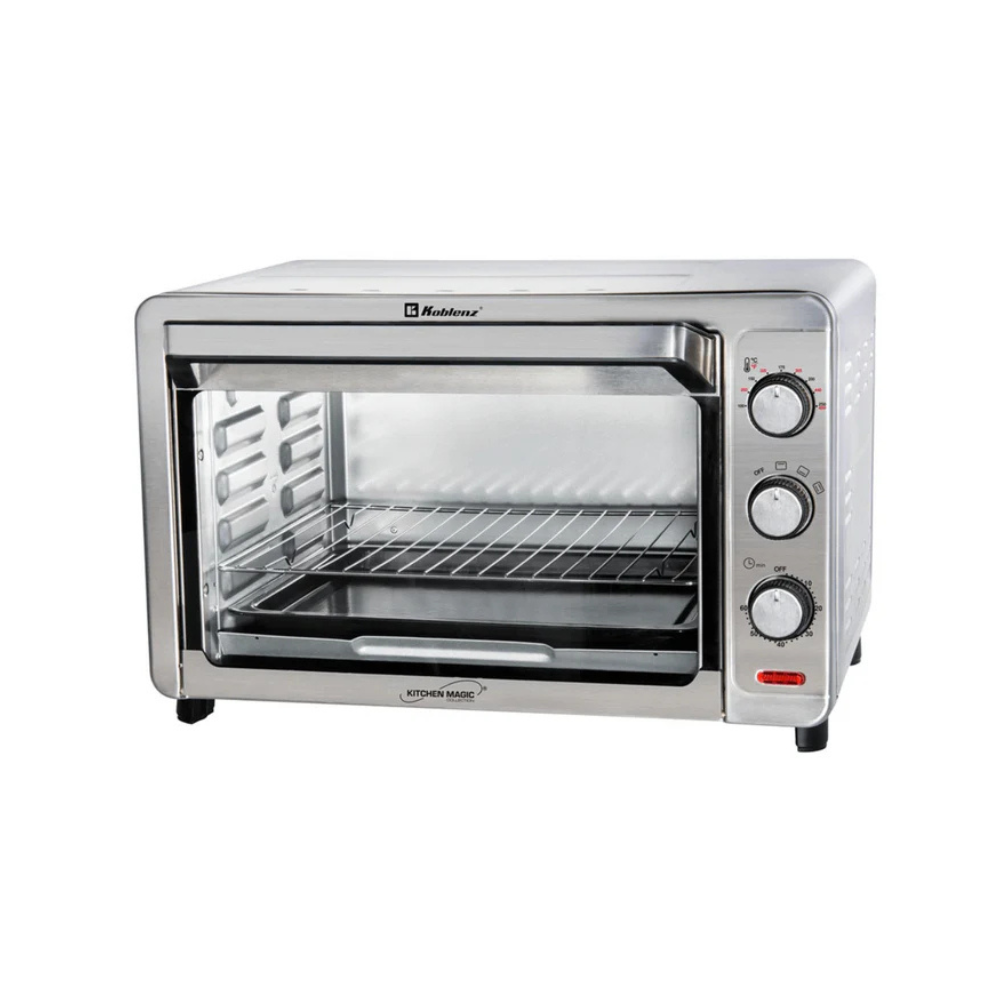 Horno eléctrico y convección Koblenz HKM-1500 S, 32L (9 rebanadas de pan), 3 funciones de cocción, termostato de 100-250 grados, 1500W