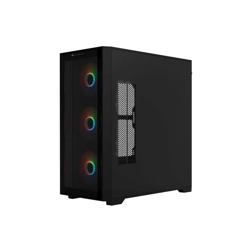 Gabinete Balam Rush Full Torre Carbon 9000, USB 3.0, 2.0 y C, 4 Ventiladores, Negro (BR-938754)