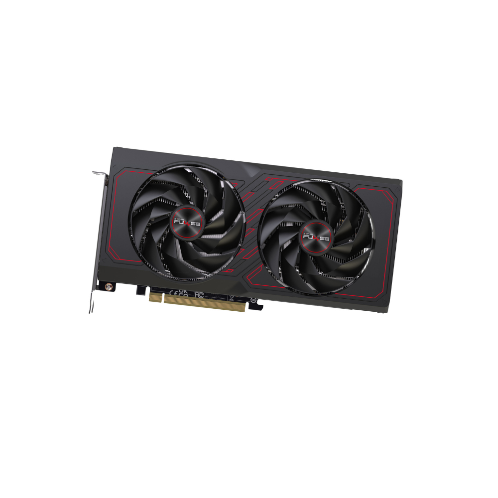 Tarjeta de Video Sapphire 16GB AMD Radeon RX 7600 Pulse XT 2X Fan GDDR6 FSR HDMI/DP