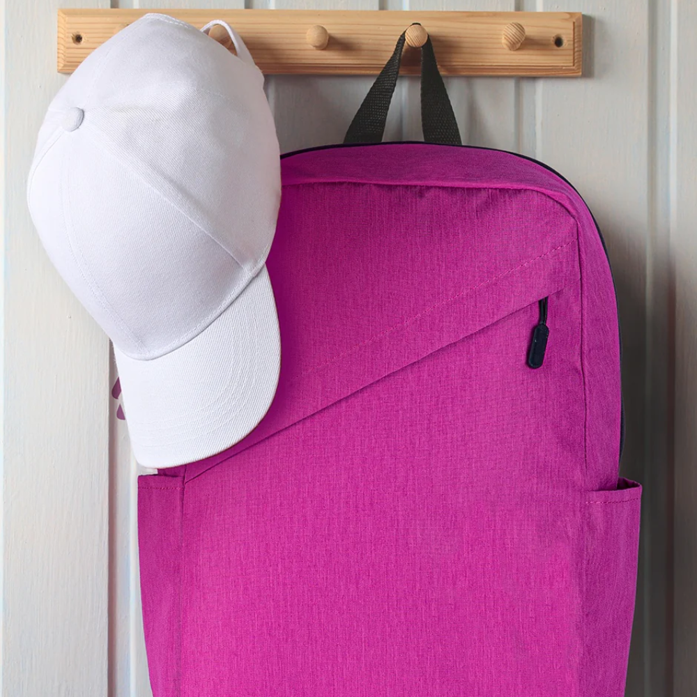 Mochila Backpack TechZone Classic TZLBP43015B-R para Laptop de 15.6" Rosa