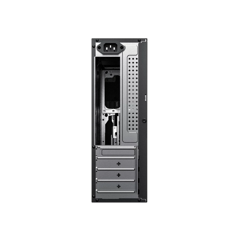Gabinete Acteck Slim Bern TD-510 Micro ATX 500W 24 Pin Negro — Modelo GAPC-301