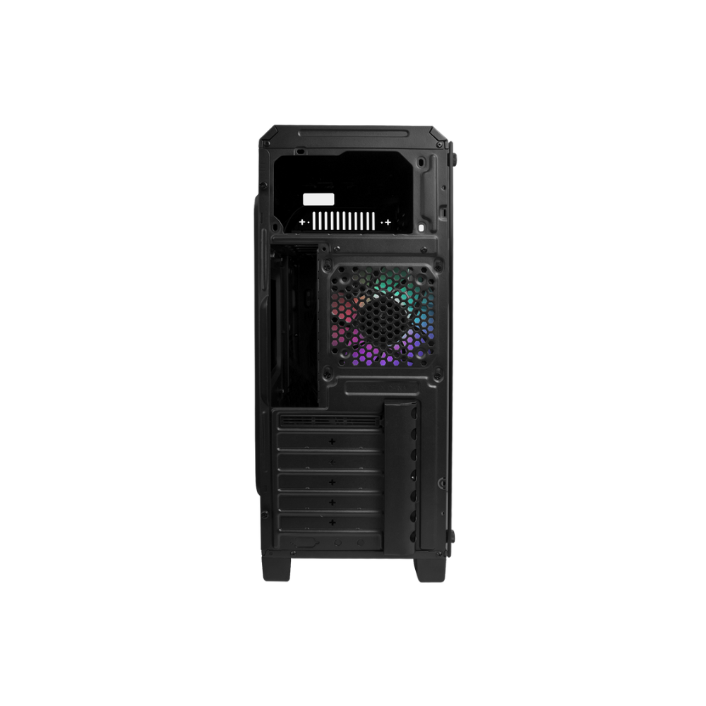 Gabinete Game Factor ATX, USB 3.0, 1 Ventilador 120mm, Cristal sin Fuente CSG300