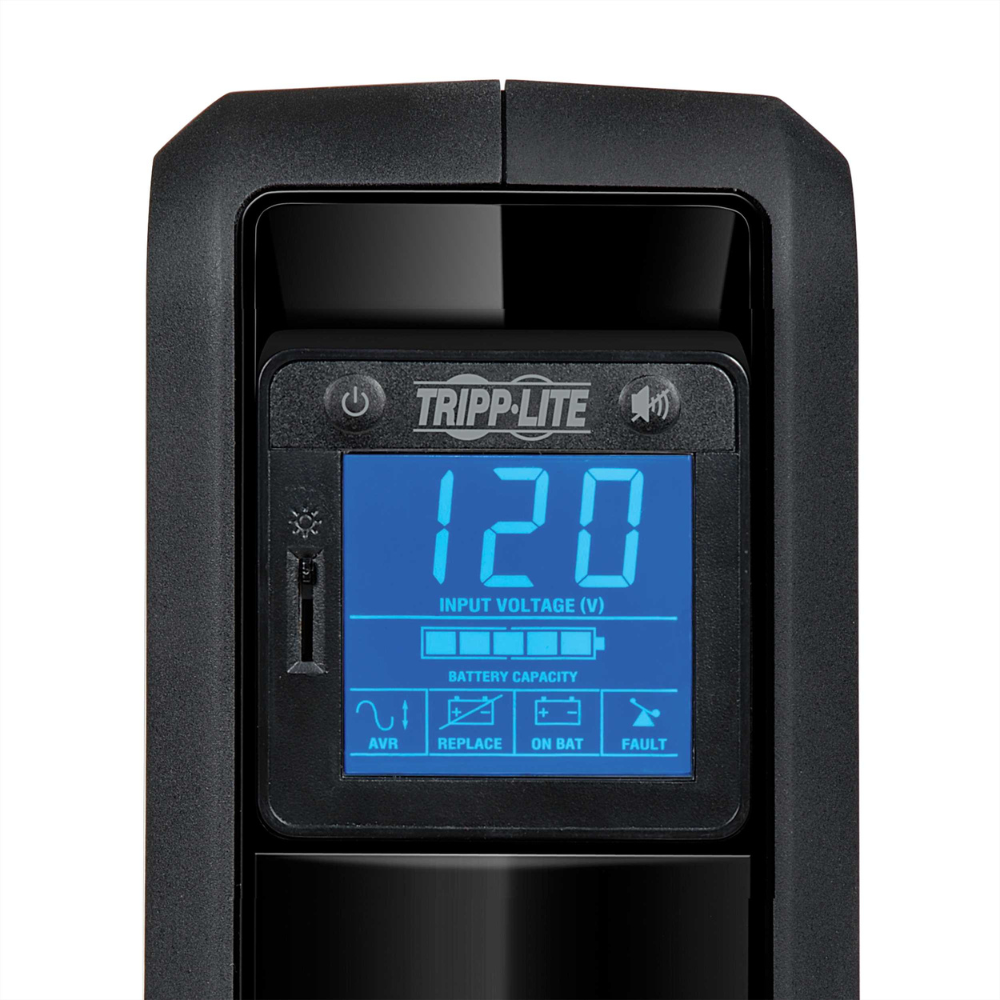 No Break Tripp-Lite Omni650LCD Interactivo 120V 650VA 350W Torre Pantalla LCD Puerto USB Garantía 3 Años