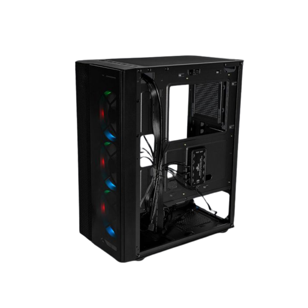 Gabinete Yeyian Rapture 2500 ATX, Cristal Templado, 3 Ventiladores ARGB (YCH-7S3V-01BK)
