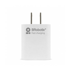 Cargador de pared Brobotix carga rapida 1x USB-A de 5Vcon cable Lighthing color Blanco