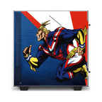 Gabinete NZXT H510i All Might Mid Tower ITX/Micro ATX/ATX, Azul CA-H510I-MH-AM