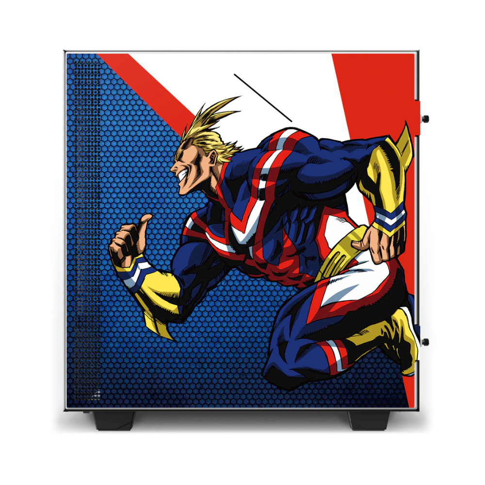 Gabinete NZXT H510i All Might Mid Tower ITX/Micro ATX/ATX, Azul CA-H510I-MH-AM