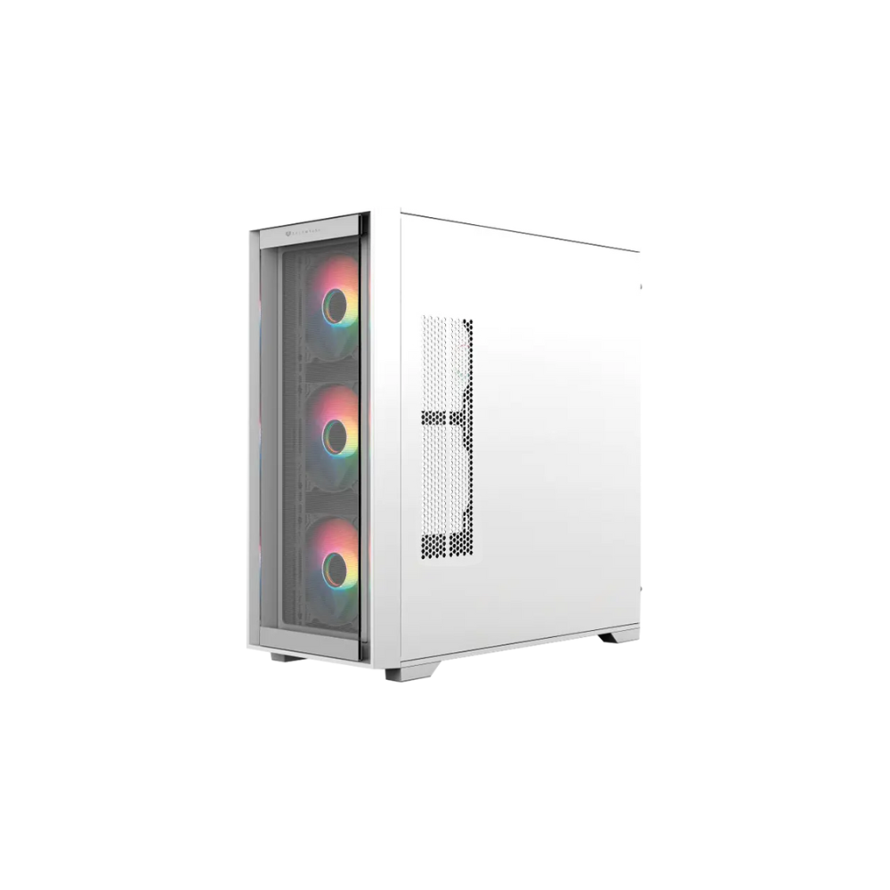 Gabinete Balam Rush Carbon 9000 Full Torre USB 3.0 / 2.0 / Tipo C 4 Ventiladores Blanco — Modelo BR-938761