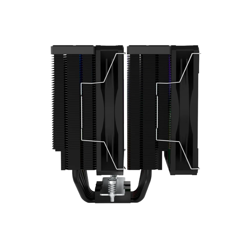 Enfriamiento de Aire Balam Rush Nitrox NX70 negro 6 Tubos de calor de cobre + 2 Vent Silencioso de 120 mm ARGB Torre de Calor en Aluminio