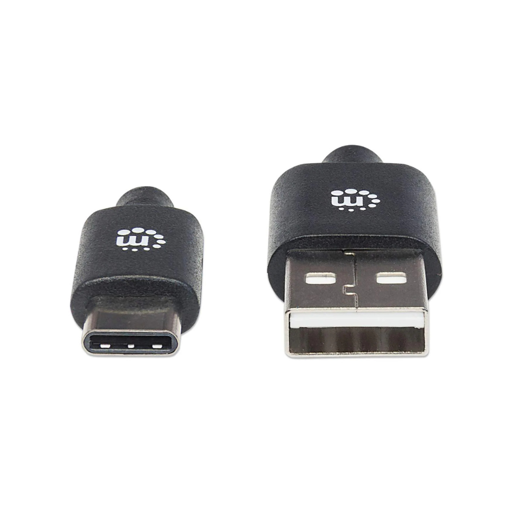 Cable USB C Manhattan A Tipo A Macho 2.0 2Mts (354929)