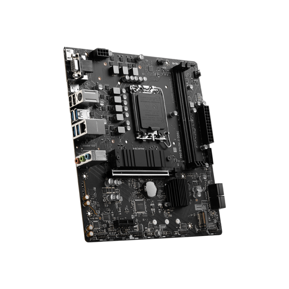 Tarjeta Madre MSI PRO B760M-G DDR4 Socket 1700 13ª Gen 2xDDR4 4800MHz HDMI / DisplayPort / VGA