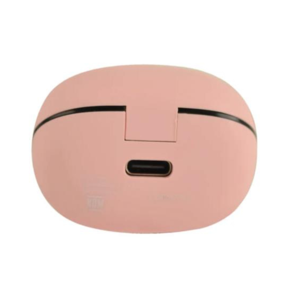 Audífonos Inalámbricos Perfect Choice TWS Mini Tiny Beats Indicador de Carga Rosa
