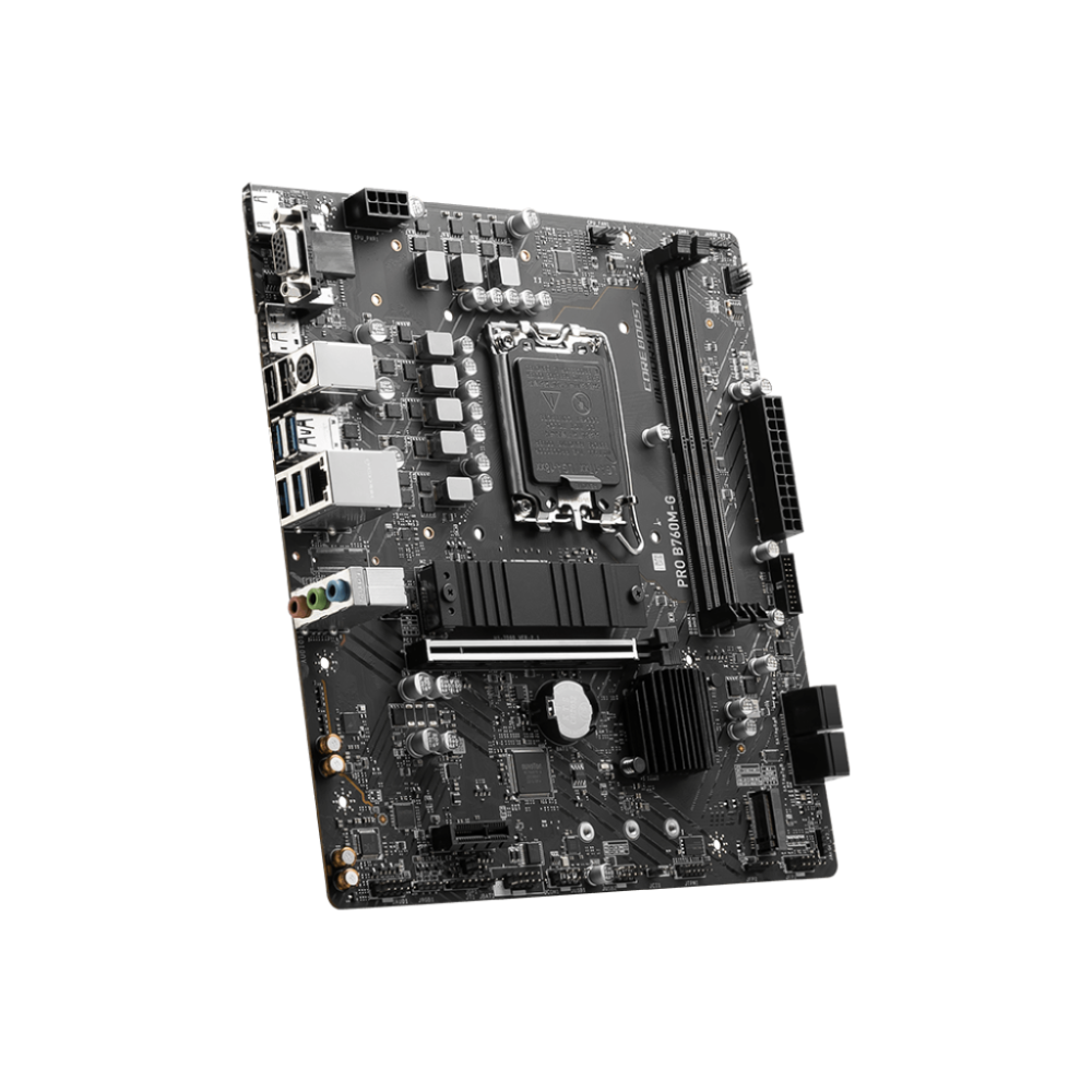 Tarjeta madre MSI PRO B760M-G socket 1700 13a Gen 2xDDR5 4800Mhz HDMI DP VGA