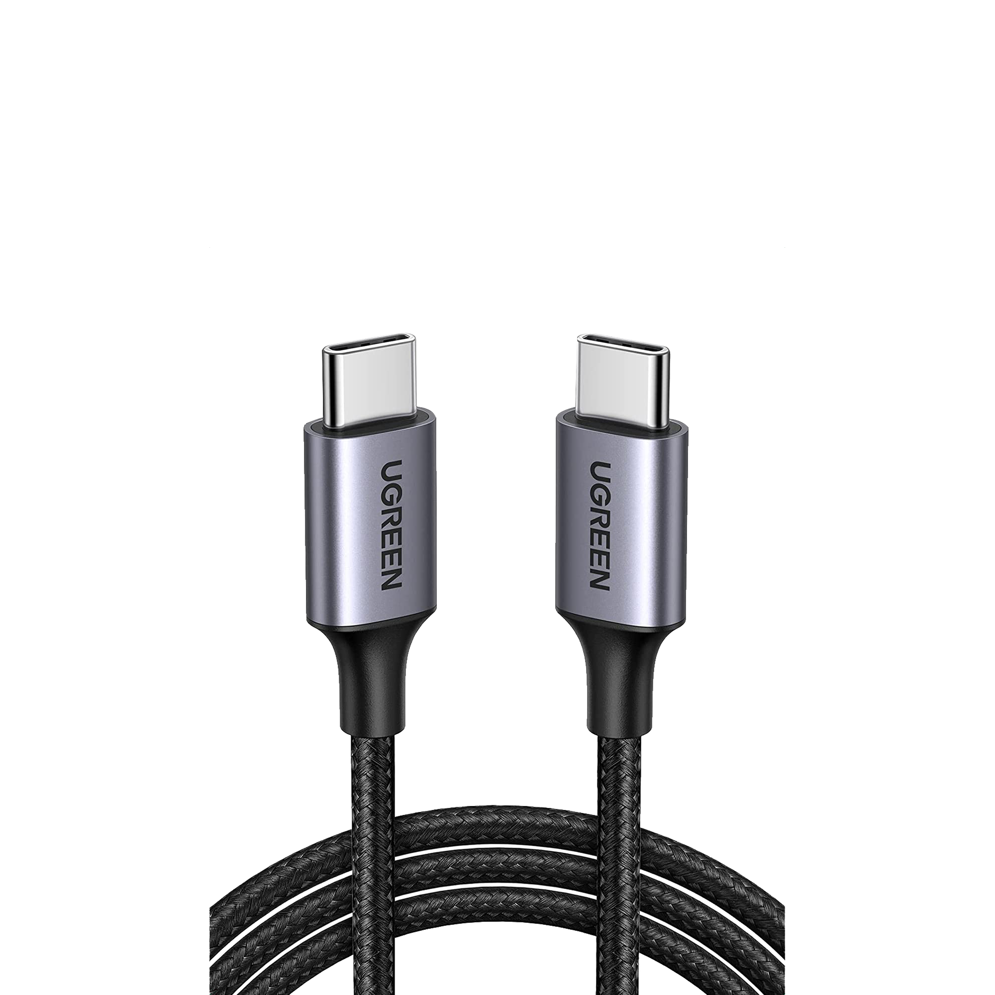 Cable USB C a USB C 2m 480Mbps Carga Rápida 60W QC 4.0 PD3.0 FPC AFC Aluminio Nylon Negro