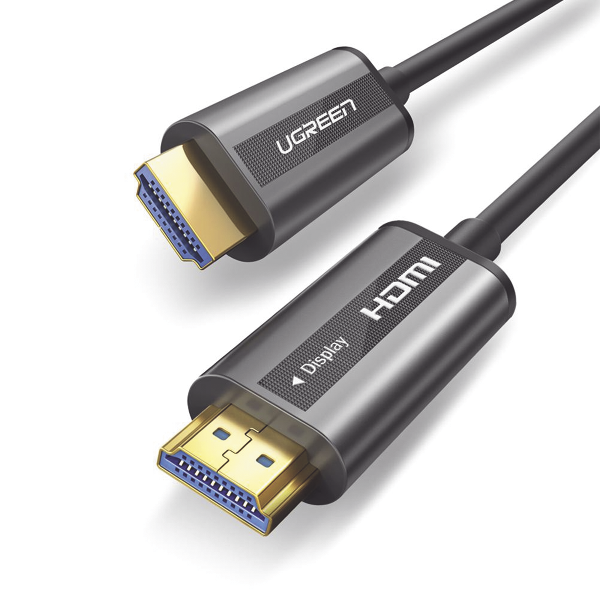 Cable HDMI 30m Fibra Óptica 4K60Hz HDR 3D 18Gbps HDMI 2.0 Núcleo Híbrido Zinc Premium Garantía 2 Años