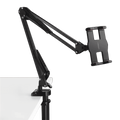 Soporte Tableta Brazo Perezoso Ajustable Cabezal 360° 3 Perillas Compatibilidad 4 a 12.9 hasta 1.5kg ABS Metal