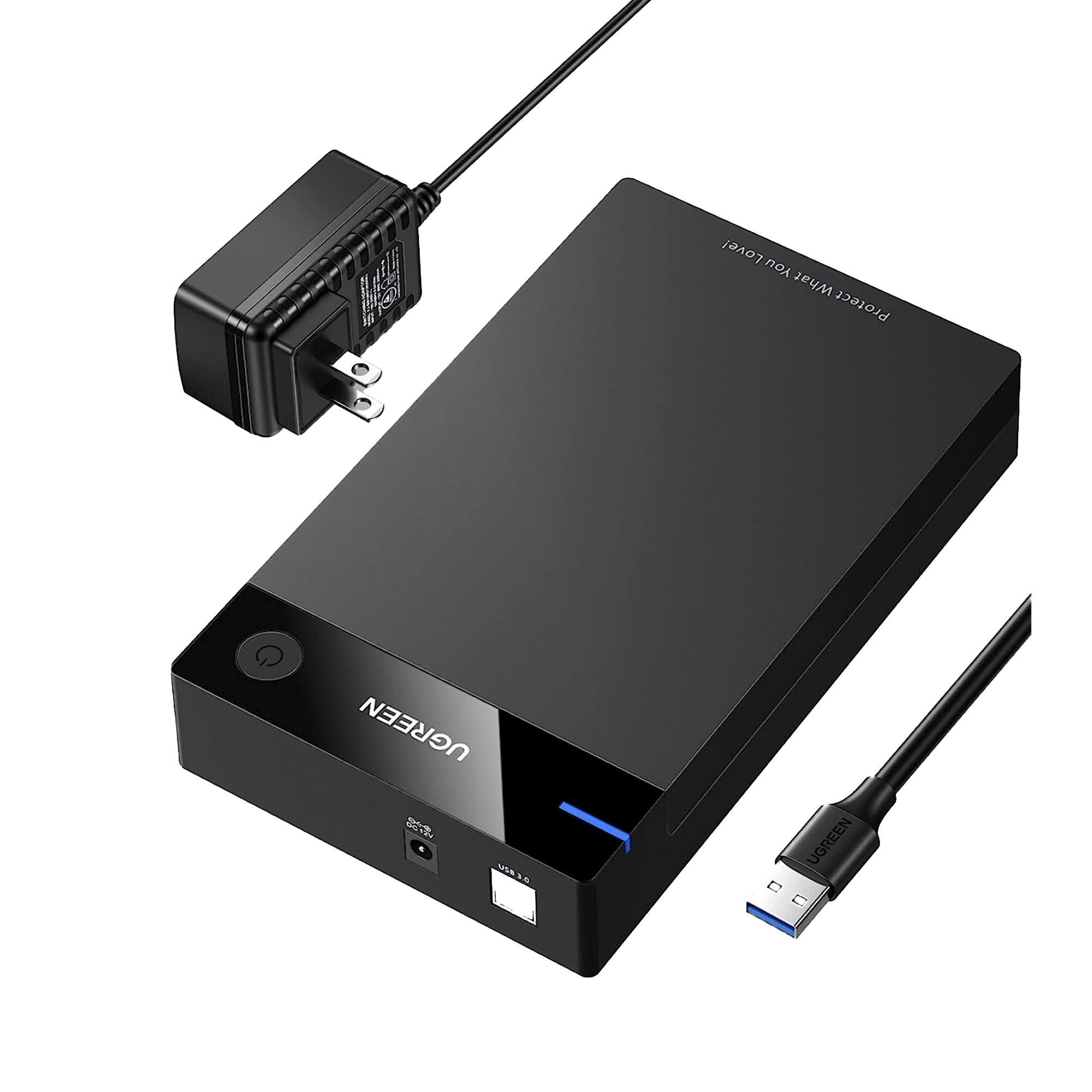 Carcasa Disco Duro 3.5 2.5 USB 3.0 SATA I II III UASP hasta 16TB Windows Linux Mac Sin Controlador Cable 1m Adaptador Incluido