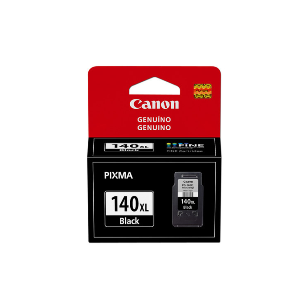 Cartucho Canon PG-140 Negro XL Para MG3110 MG3210 MG4210 MX391 MX451 MX52 (5200B001AB)