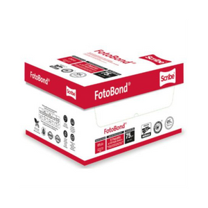 Papel Cortado Scribe Fotobond Carta 95% Blancura 75g C/5000