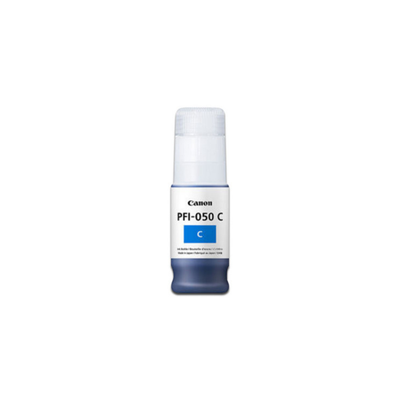 Tinta Canon PFI-050C 5699C001AA Cyan Para ImagePROGRAF TC-20 — Contenido 70ml