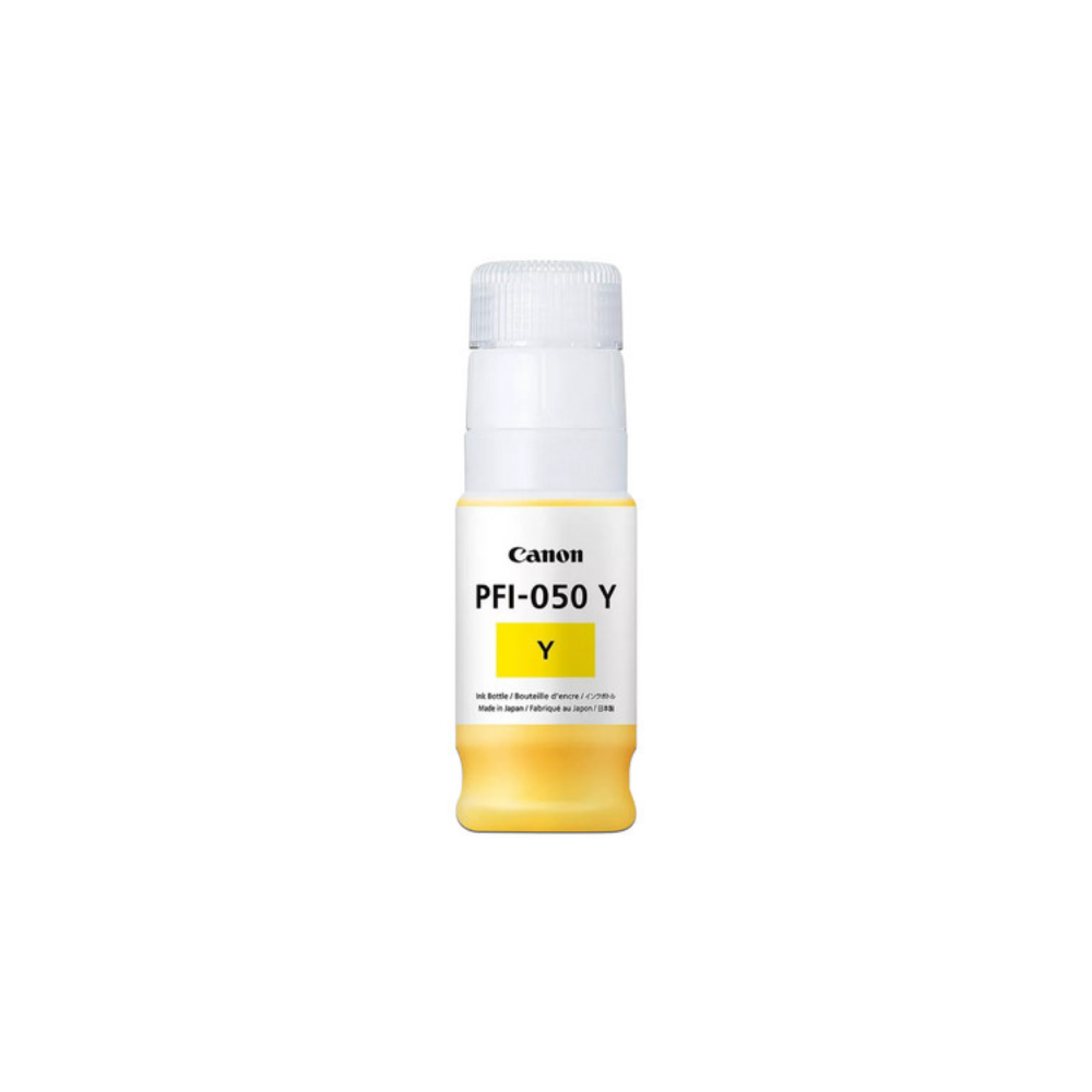 Tinta Canon PFI-050Y 5701C001AA Amarillo Para ImagePROGRAF TC-20 — Contenido 70ml
