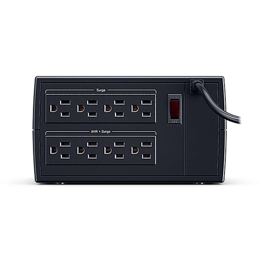 Regulador CyberPower CL2000VR 2000VA/1000W 8 contacos NEMA5-15R (4 AVR+supresor y 4 supresor) 245 Joules filtración EMI y RFI