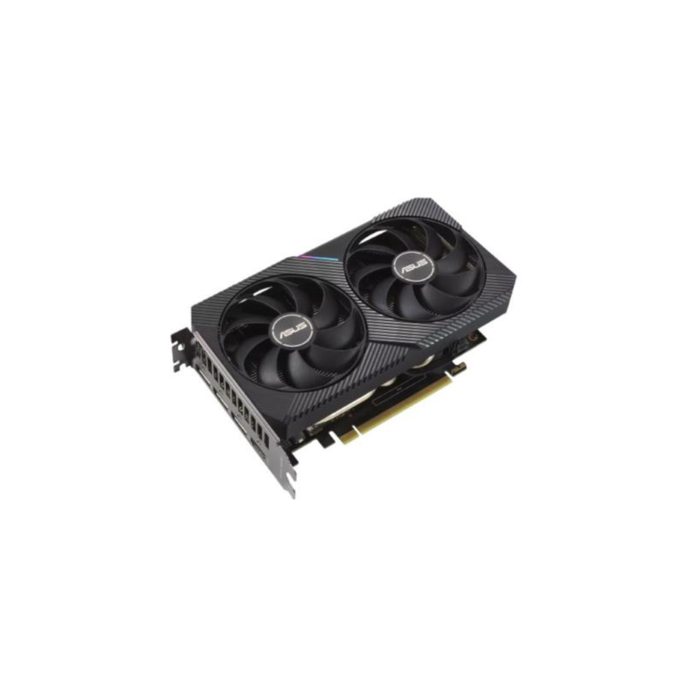 Tarjeta de video Asus 12GB GeForce RTX 3060 V2 2xfan DDR6 DLSS 3 OC 1xHDMI 3xDP DUAL-RTX3060-O12G-V2