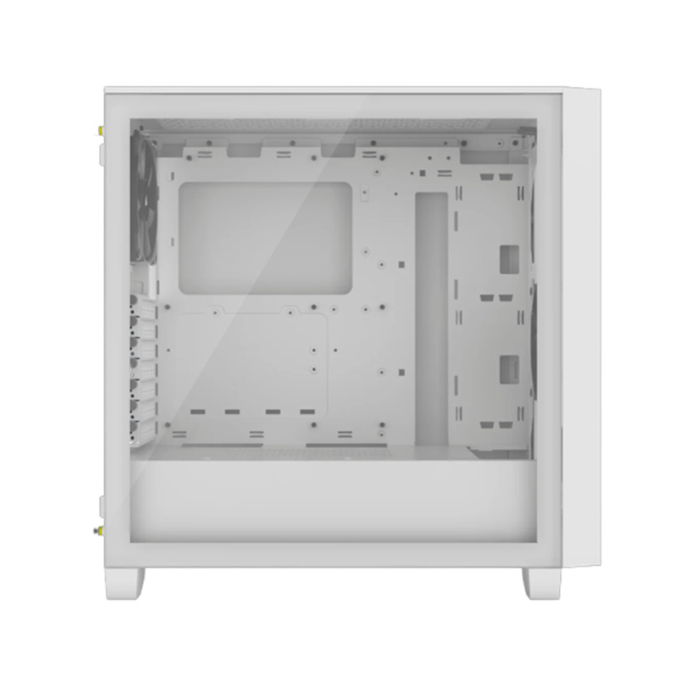 Gabinete Corsair 3000D AIRFLOW Blanco Cristal Templado ATX Media Torre 2 Ventiladores Elite