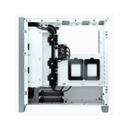 Gabinete Corsair ICUE 4000X RGB Blanco Cristal Templado ATX Semitorre 3 Ventiladores RGB