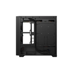 Gabinete Balam Rush Twin Mate 8000B Media Torre Negro Cristal 4 Ventiladores ARGB Mini ITX / Micro ATX Sin Fuente Panel Frontal Intercambiable Cristal / Malla