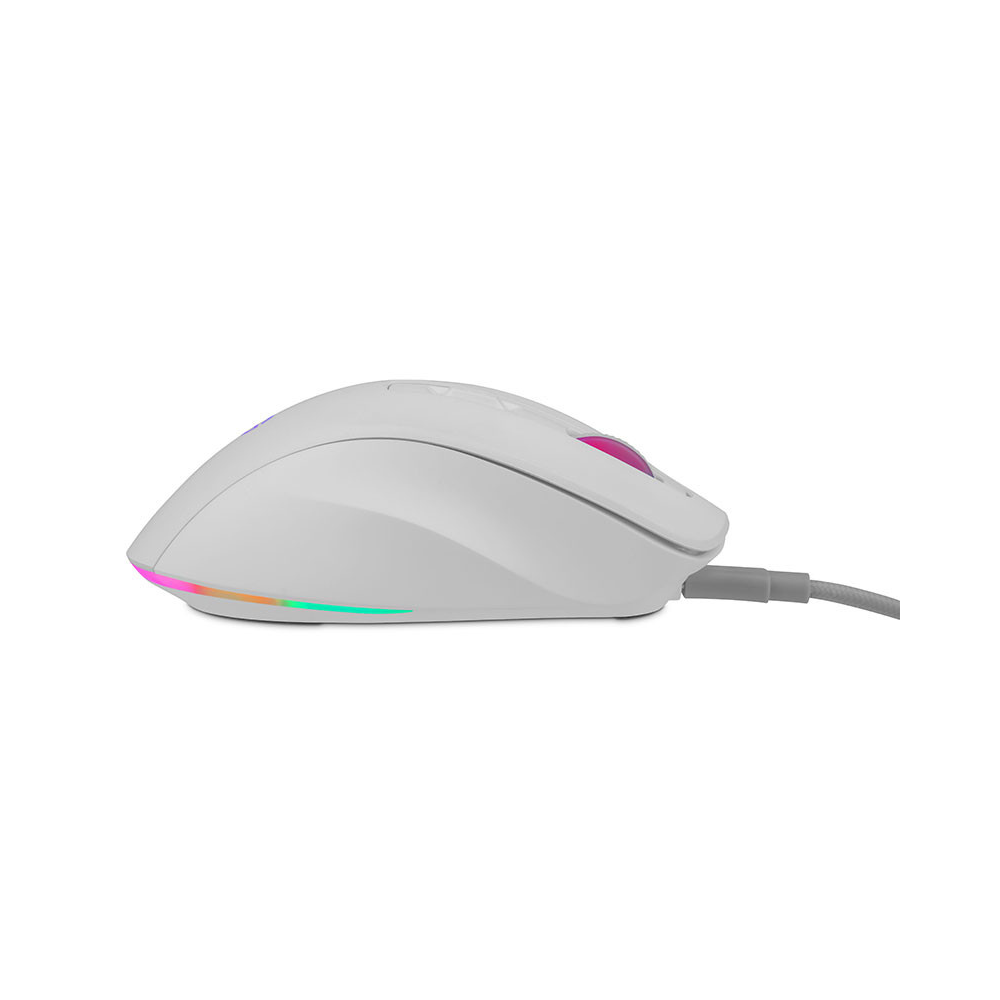 Mouse GETTTECH Inalambrico Ergonomico Ajustable 6400 DPI Blanco