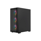 Gabinete Balam Rush Twin Mate 7000B Media Torre Negro Cristal 4 Ventiladores ARGB ATX Sin Fuente Panel Frontal Intercambiable Cristal / Malla