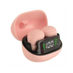 Audífonos Inalámbricos Perfect Choice TWS Mini Tiny Beats Indicador de Carga Rosa