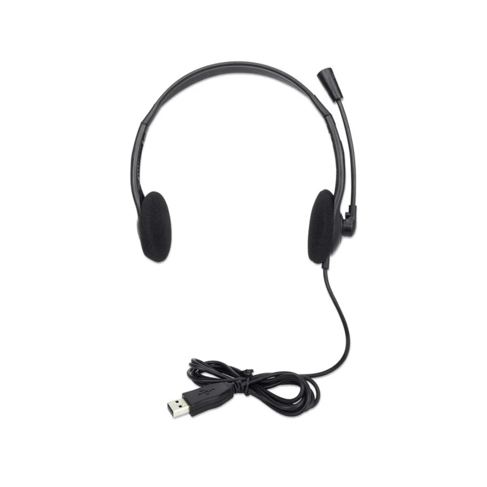 Audifono C/Microfono Manhattan Usb Ligero