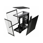Gabinete Corsair 3500X BTF negro cristal templado media torre Mini-ITX / Micro-ATX / ATX / E-ATX