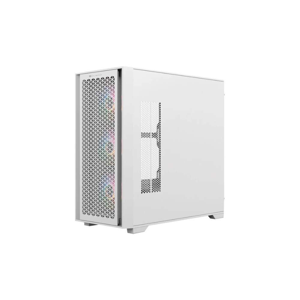 Gabinete Balam Rush Carbono Twin 8000B Media Torre USB 3.0 4 Ventiladores ARGB Blanco — Modelo BR-938785