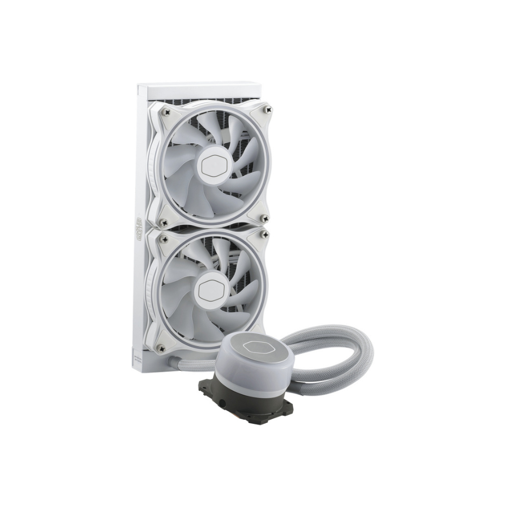 Enfriamiento Liquido Cooler Master MasterLiquid ML240 Illusion Blanco RGB 2*120mm 650-1800RPM