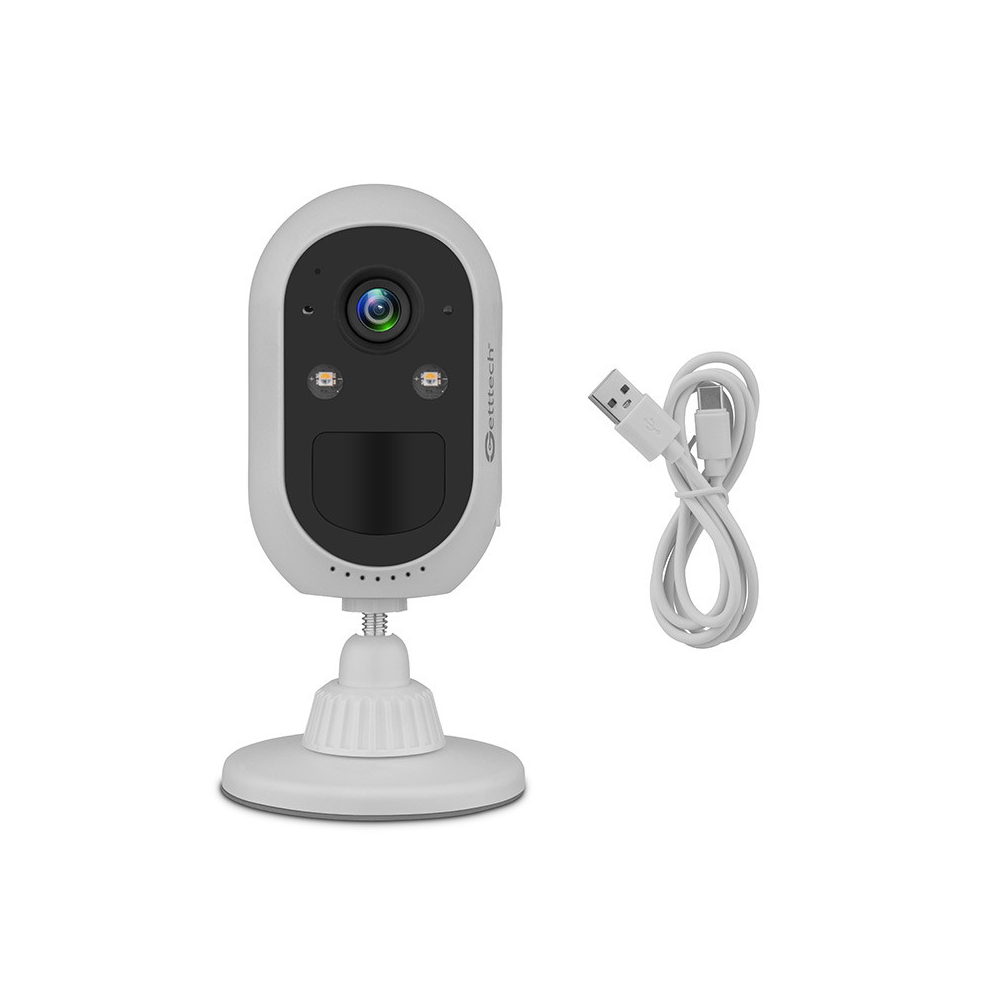 Cámara WiFi GETTTECH GEC-WBWL4 IP 4MP Color Blanco