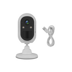 Cámara WiFi GETTTECH GEC-WBWL4 IP 4MP Color Blanco