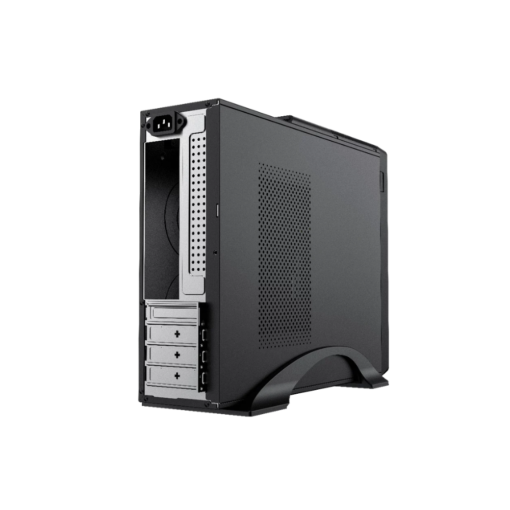 Gabinete Acteck Slim Bern TD-510 Micro ATX 500W 24 Pin Negro — Modelo GAPC-301