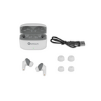Audifonos Earbud GETTTECH GUE-T8PBL-WG Bluetooth Blanco/Gris