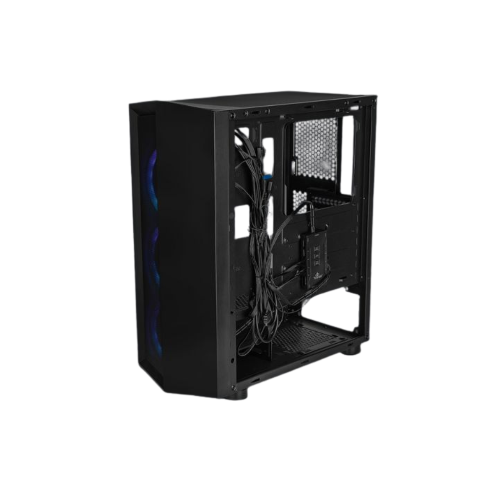 Gabinete Yeyian Ventle ATX, 3 Ventiladores ARGB, Cristal Templado (YCH-ATAB-01BK)