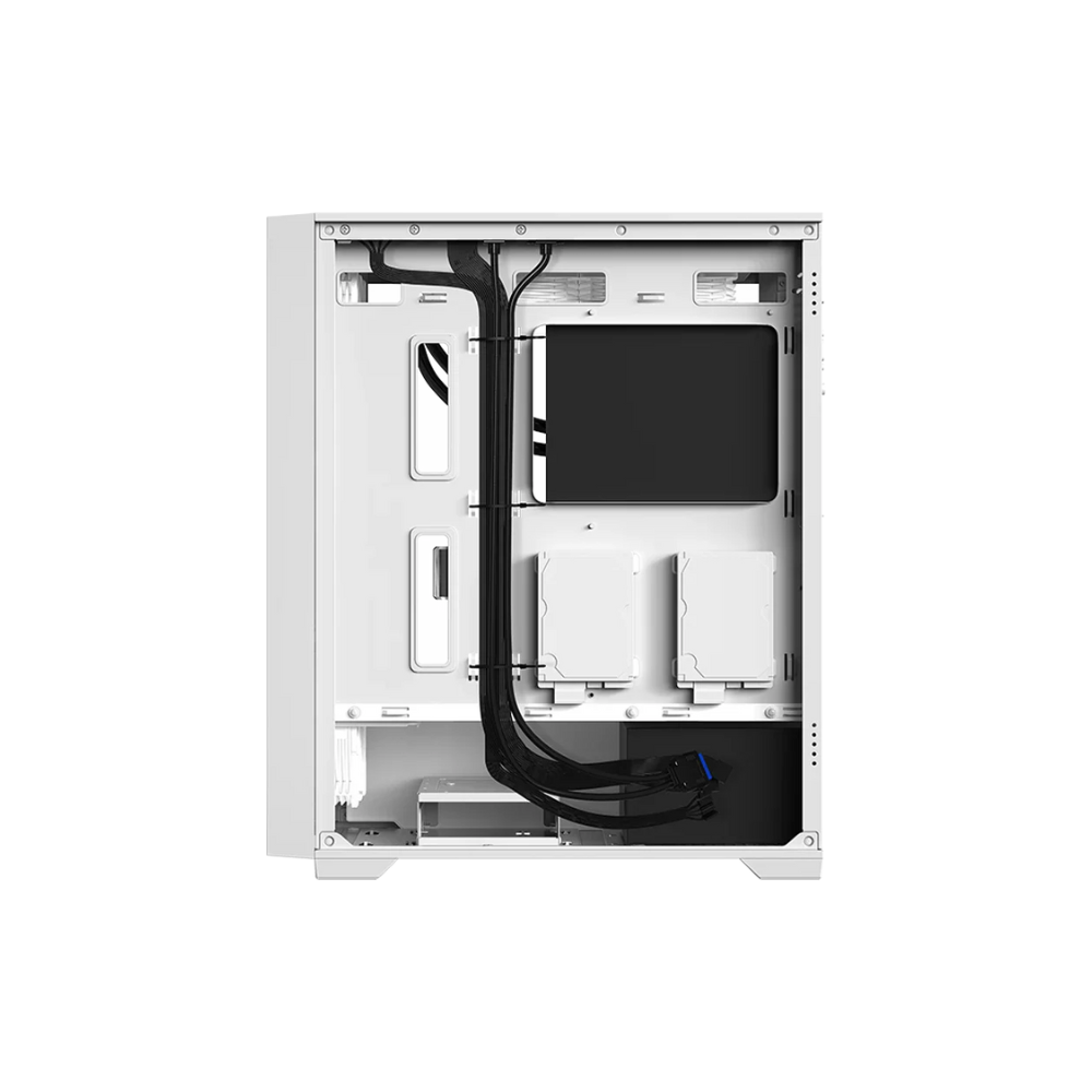 Gabinete Balam Rush Twin Mate 7000B Media Torre Blanco Cristal 4 Ventiladores ARGB ATX Sin Fuente Panel Frontal Intercambiable Cristal / Malla