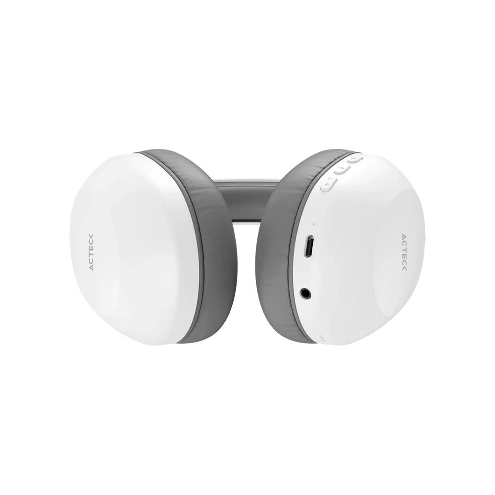 Audífonos Diadema Acteck Honour Plus HP450 Over-Ear Bluetooth 5.0 Advanced Series Blanco